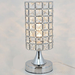 Small bedroom bedside crystal table lamp for sale