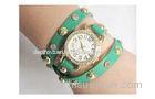 3 ATM Leather Wristband Watch Battery Powered Analog Watch For gift