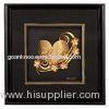 3D 24k gold leaf Fish frame , gold foil crafts home decoration