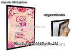 Front open Magnetic LED Light Box , Acrylic LED Slim Light Box Display