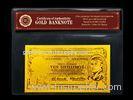 AUD10 ,AUD20 1 / 2 24k Gold Banknote COMMON WEALTH OF Old Australia Bills