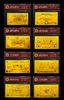 Full COMMON WEALTH OF Old Australia Banknote Set 24k Gold Banknote with Double logo