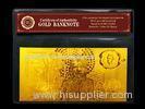 AUD $10 Commemorative Engrave Gold Banknote Plated With Pure 99.9% 24K Gold