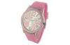 Heart Sharp Dial Analog Quartz Watch with Enamel Injection Bezel