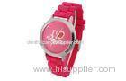 Pink Kids Quartz Watches 3 ATM Analog Watch Stainless Steel Case