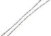 Fashion 0.8mm Twisted Oval Link Sterling Silver Necklace Chains For Pendants