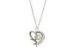 Personalized Pearl Charm Pendant 925 Sterling Silver Heart Necklace Chains