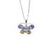 Unique Jewelry Purple Gold Plated 925 Sterling Silver Butterfly Necklace Pendants