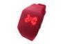 Red Trendy Touch Screen LED Watch , PU waterproof sports watch