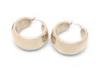 Shiny Round Ladies Stainless Steel Earrings , Titanium Hoop Earrings For Sensitive Ears