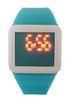 Kid Square LED Digital Wrist Watch Silicone Bands AM PM Watch For Gift