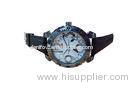 Male Dust Proof Mens Quartz Watches Movement Black with Leather Buckle