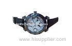 Male Dust Proof Mens Quartz Watches Movement Black with Leather Buckle