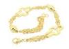 Jewelry Chain Stainless Steel Bangle Bracelets , Gold Mens Chain Bracelet Charms Link