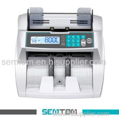 Front loading money counter UV/MG/DD/IR detecting