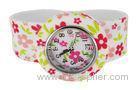 Kids Flower Printing Silicone Slap Watch Personalized Customized