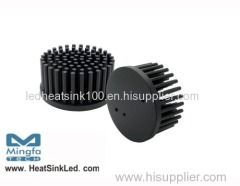 Pin Fin LED Heat Sink Φ58mmH30mm for Xicato