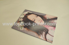 Print silver stamped cover clothing brochure softback book on demands