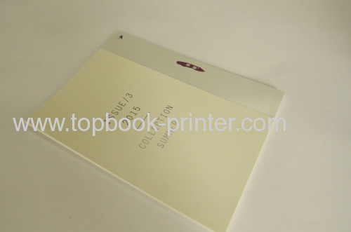 Custom die-cut cover design softcover book print on demands