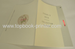 Custom die-cut cover design softcover book print on demands