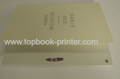 Custom die-cut cover design softcover book print on demands