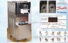 Stainless Steel Soft Serve Freezer , Follor Standing Automatic Machine