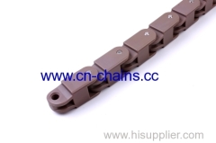 Plastic case conveyor chain N250 transport carton