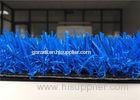 Coloured Artificial Grass For Playgrounds / Blue Artificial Grass Carpet