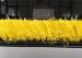 Colored Artificial Turf Outdoor Yellow Artificial Grass With 140 Stitch Spine Yarn
