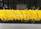 Colored Artificial Turf Outdoor Yellow Artificial Grass With 140 Stitch Spine Yarn