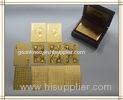 Entertainment 24k gold plated playing cards set