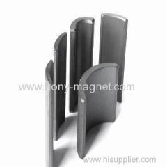 Customised Neodymium Sintered NdFeB Arc Magnet