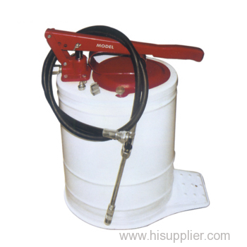 Manual High Pressure Lubrication Oil Grease Pump 20 Liter Oval Bucket Greaser