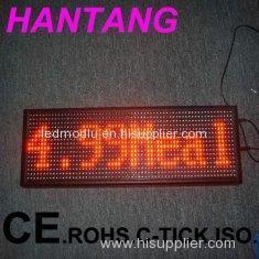 P10 Driving Voltage 5 VDC Semi Outdoor Single Red Custom LED Sign