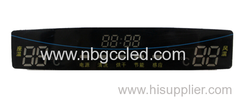 4 digits LED Display for washing machine customised led display