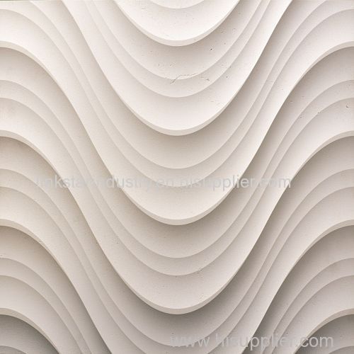 Natural decorative 3d limestone wall covering tile