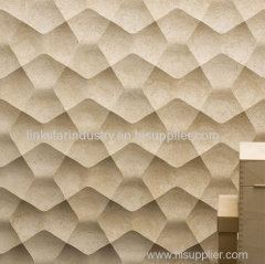 Natural decorative 3d limestone wall decor tile