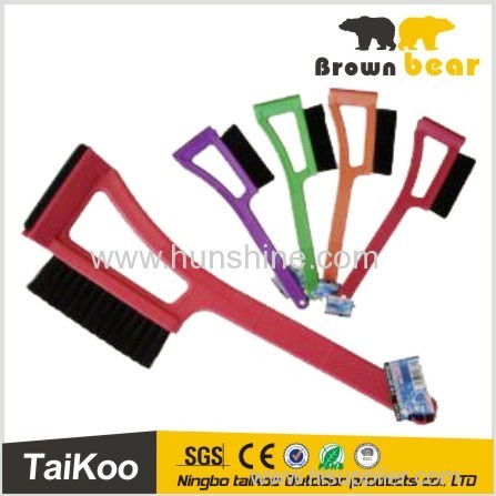 convenient colorful ice scraper brush