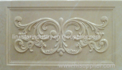 3d beige marble feature wall cladding panel