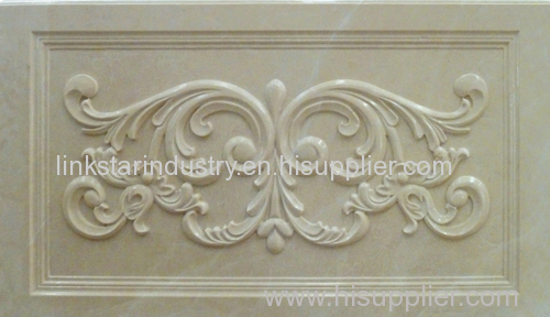 3d beige marble feature wall cladding panel