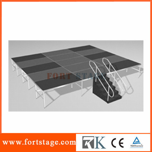 Portable stage aluminum bleachers aluminum stage