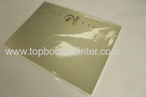 Heat shrinkable polymer garment catalogue softcover book