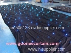 led backdrop decoration led star curtain