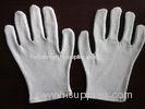 Large Thin White Cotton Gloves For Men , Dermatological Gloves