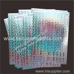 hologram vinyl eggshell sticker paper