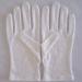 Slim Daily White Cotton Dress Gloves / White Hand Glove For Women