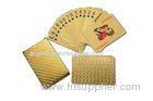 Business Gift 24k Gold Plated Playing Cards personalized , Poker Cards