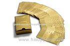 Printing 500 Euro Design 24k Gold Playing Cards Gambling Tool For Entertainment