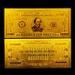 $10000 Gold Foil US 24k Gold Banknotes, Engrave Custom Bank Note