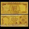 Iraq 25000 Dinars 24K Gold Banknote With Pure 99.9% Gold Foil For Home Decoration